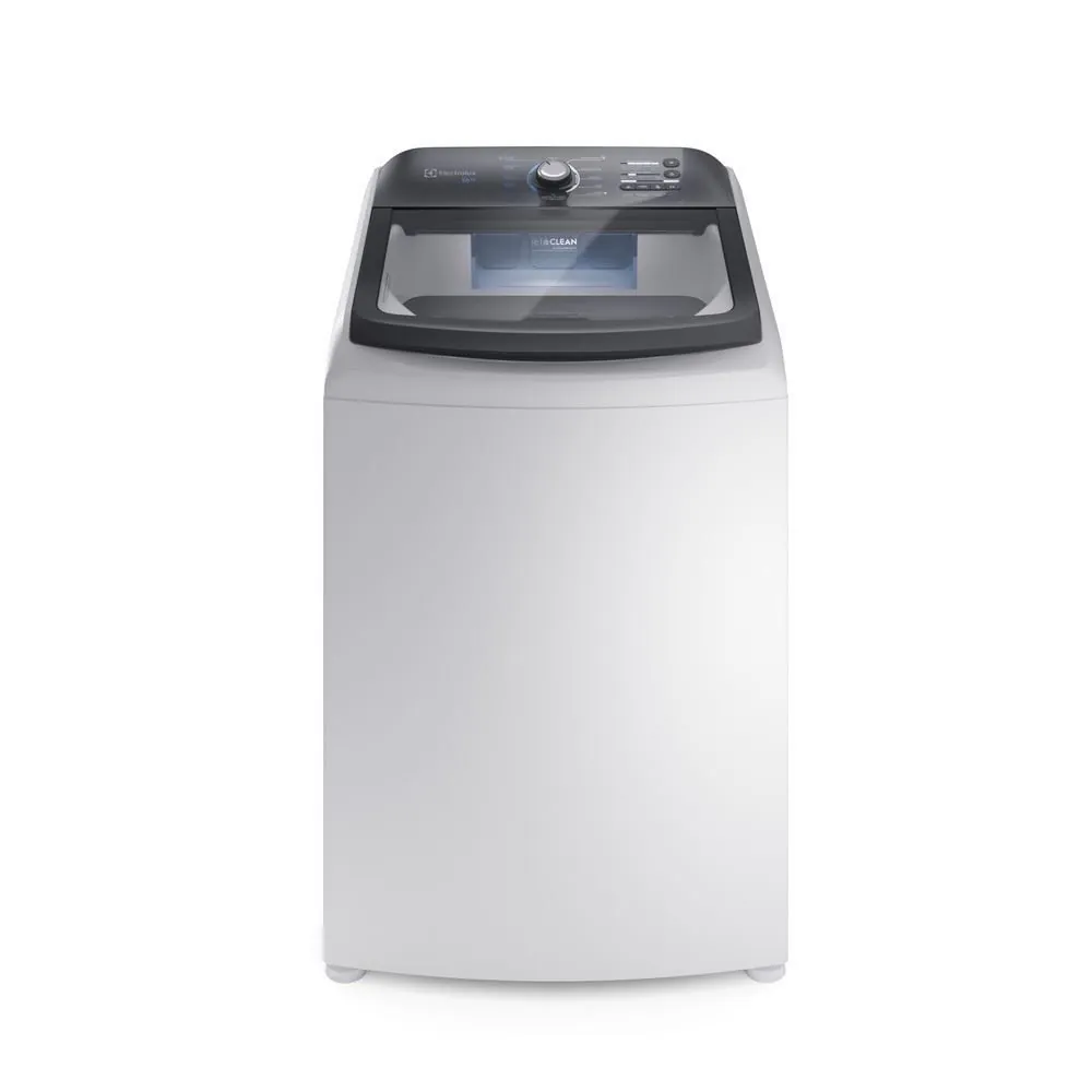 Máquina de Lavar Electrolux 18Kg LEE18 Branca com Cesto Inox e Jetclean