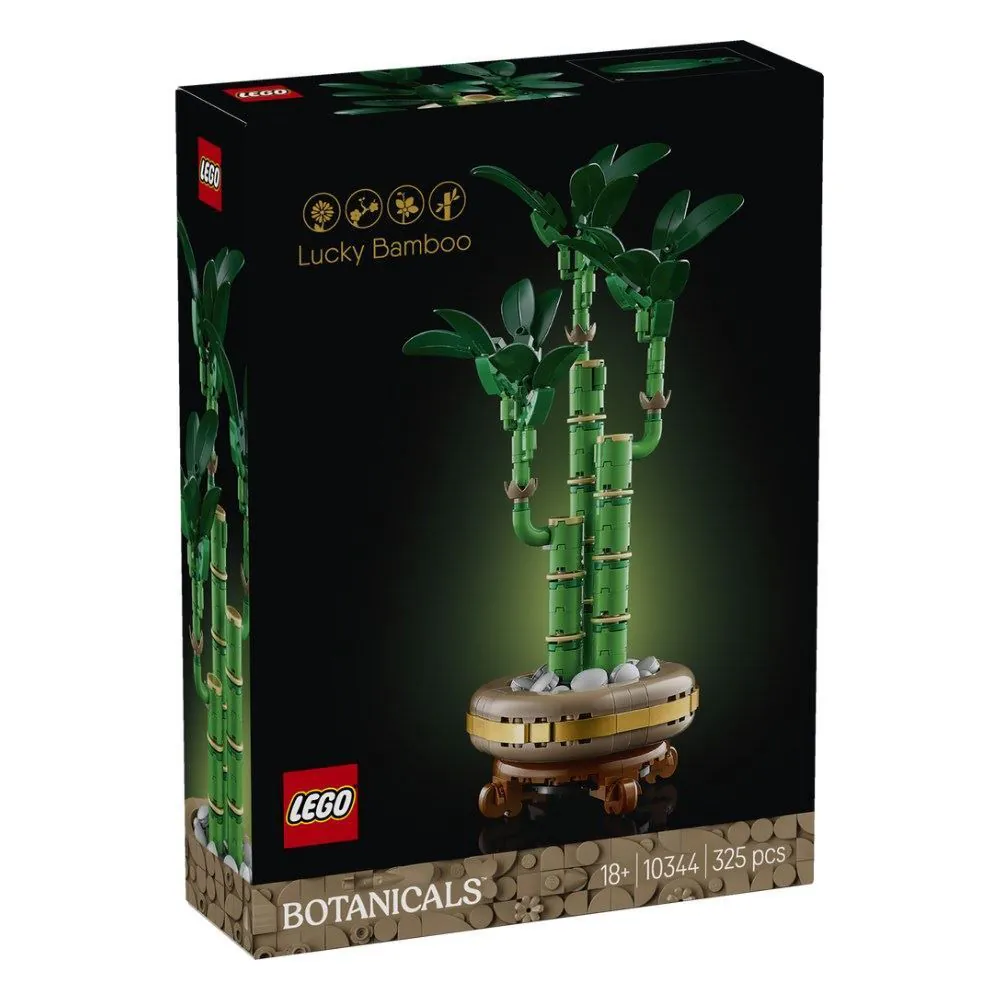 Lego Botânica Bambu da Sorte - 325 peças