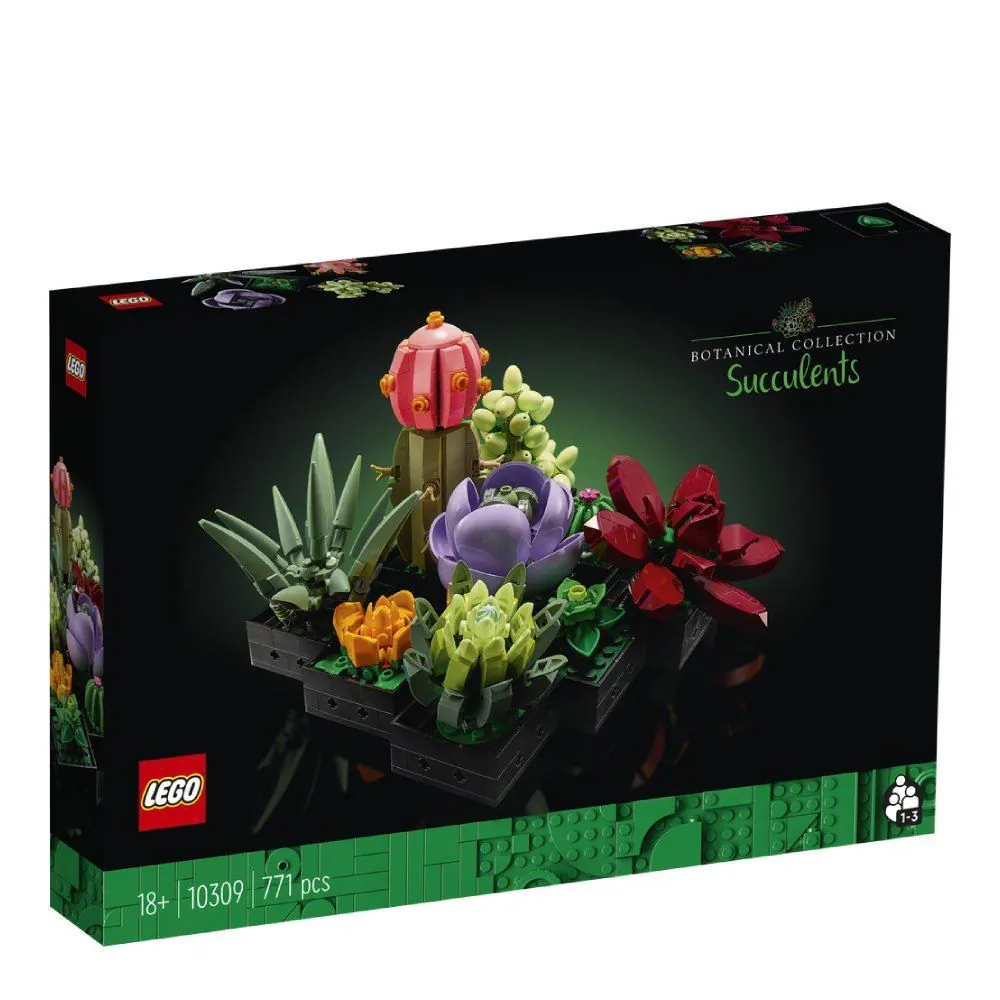 Lego Botânica Suculentas - 771 peças