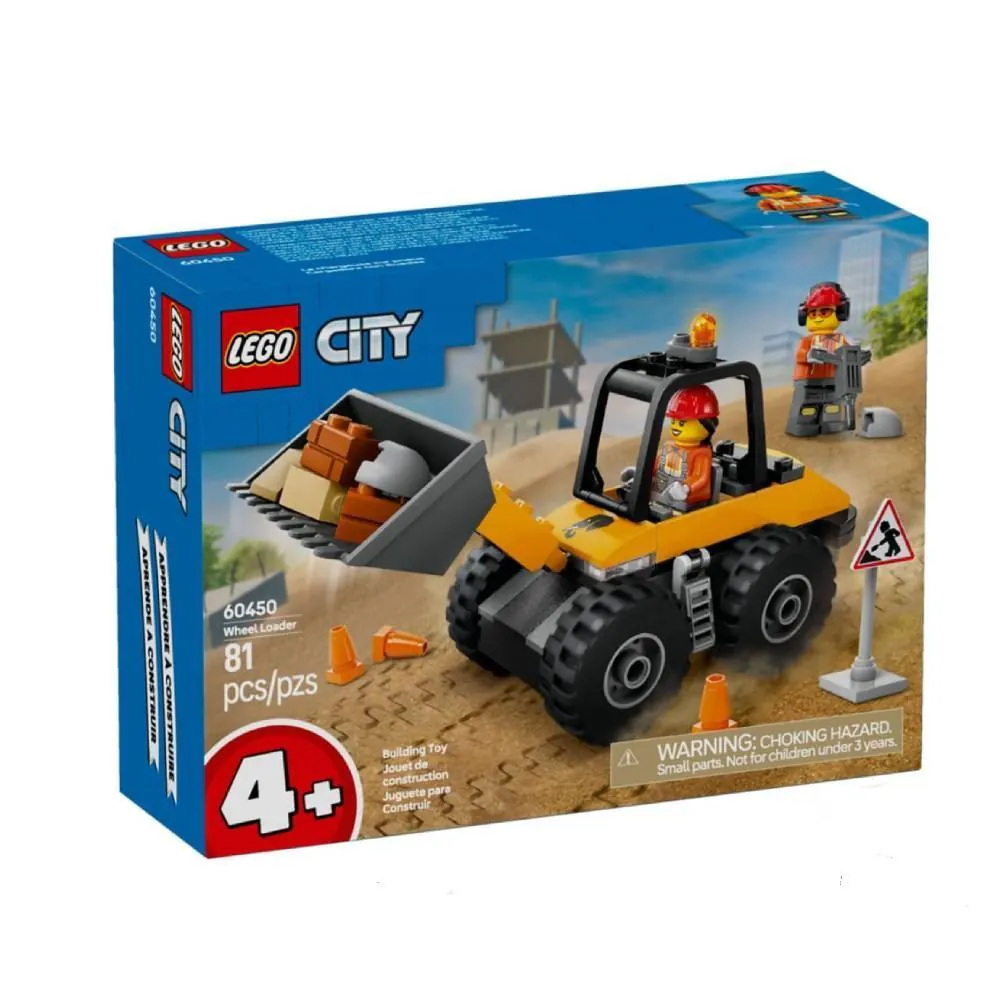 Lego City Carregadeira de Construção Amarela - 60450