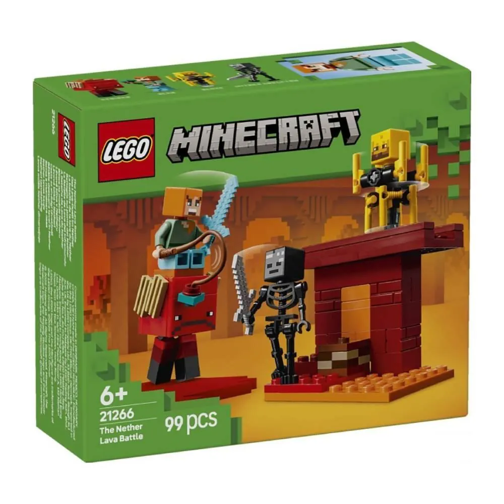 Lego Minecraft Batalha da Lava Nether - 21266