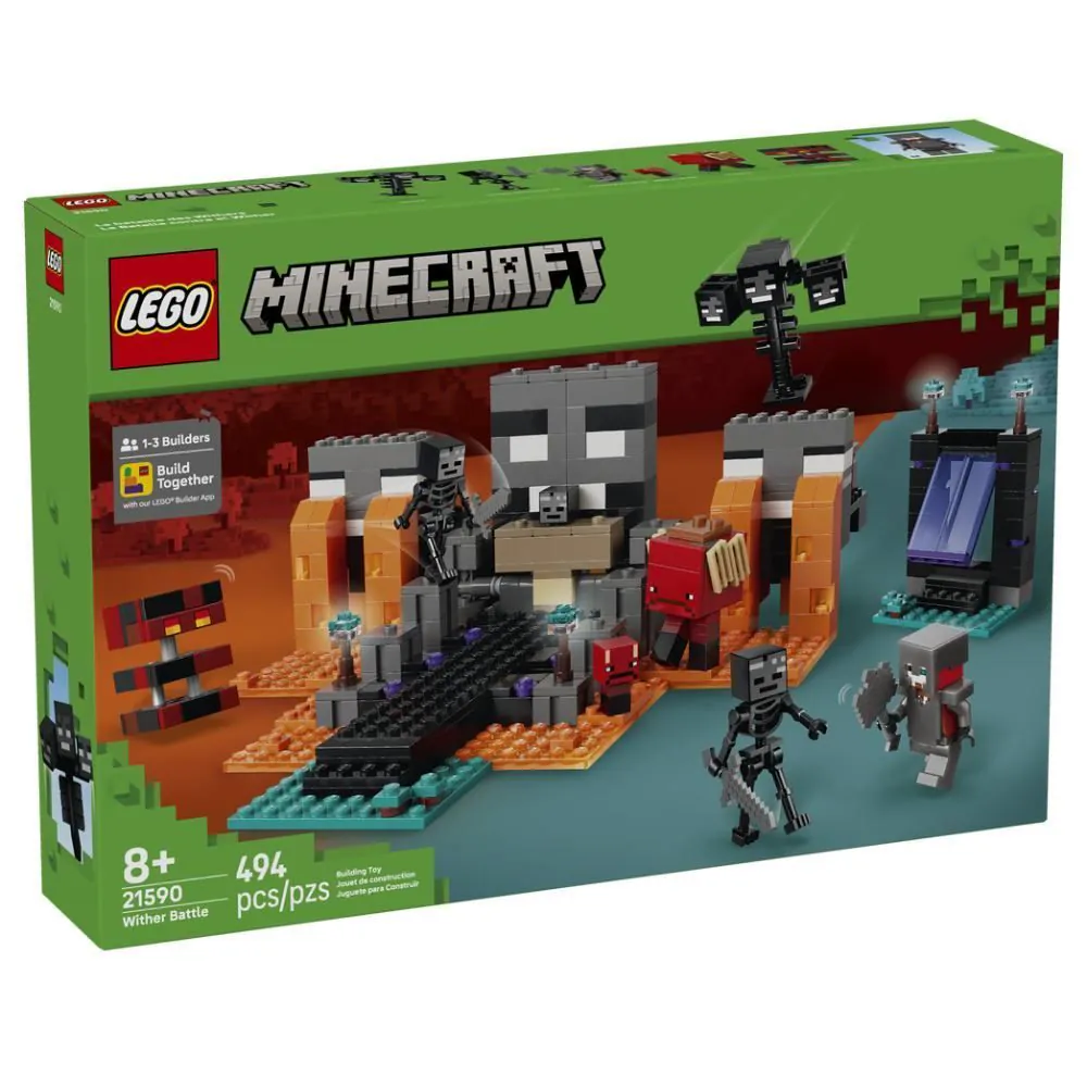 Lego Minecraft Batalha do Wither - 494 Peças