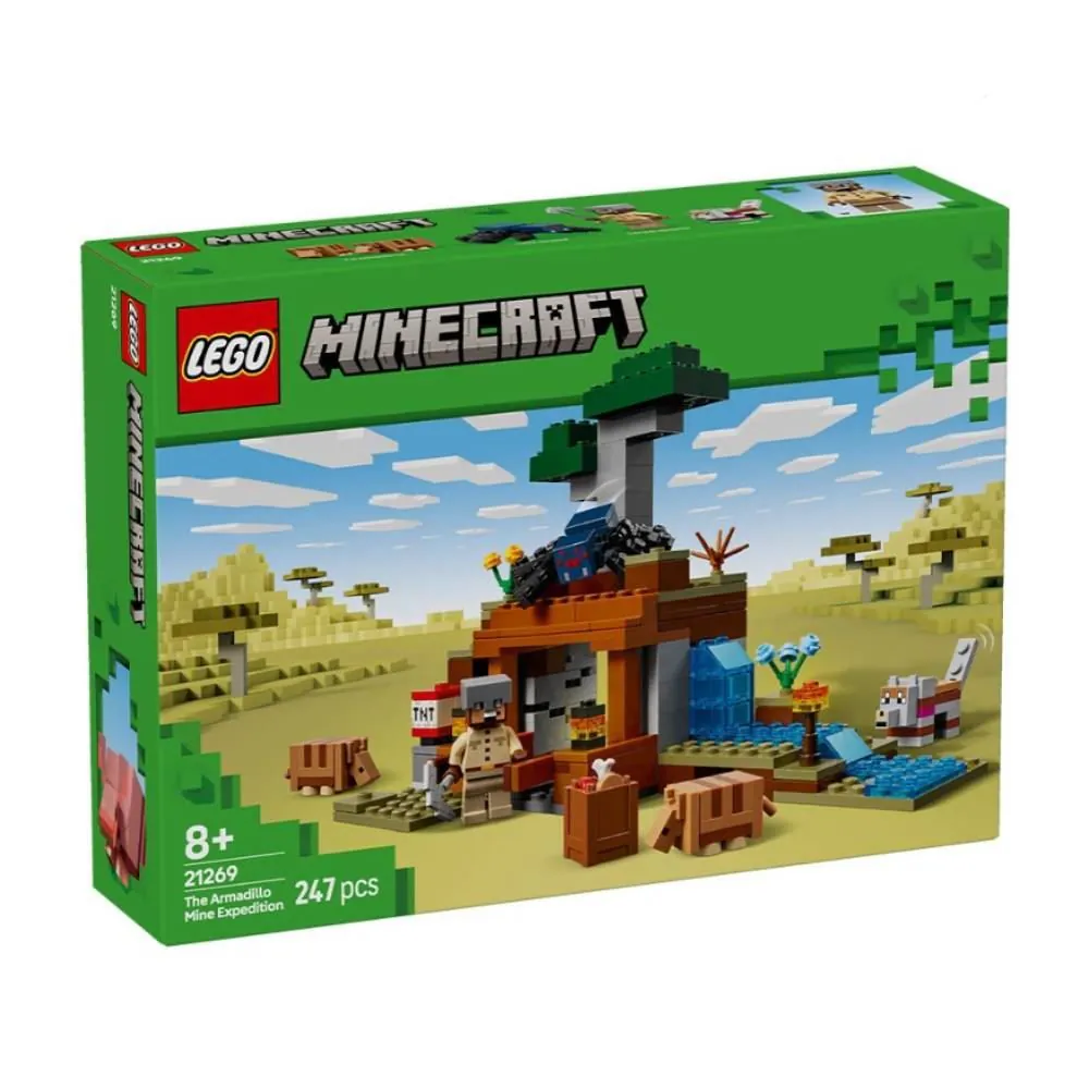 Lego Minecraft Expedição Mina do Armadillo - 21269