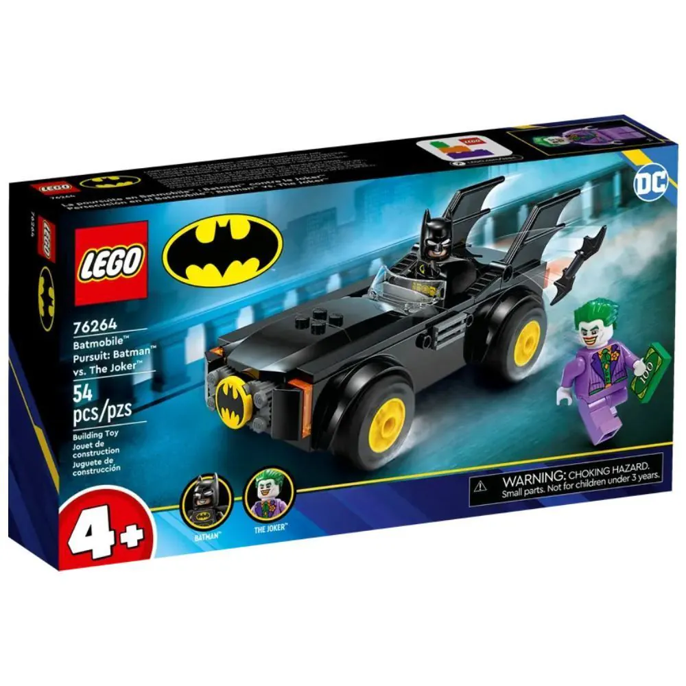 Lego Perseguição de Batmóvel 54 Peças - 76264