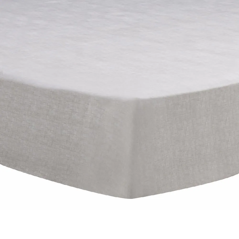 Lençol Avulso com Elástico Casal Microfibra 1 Pç - Artista Textura Bege