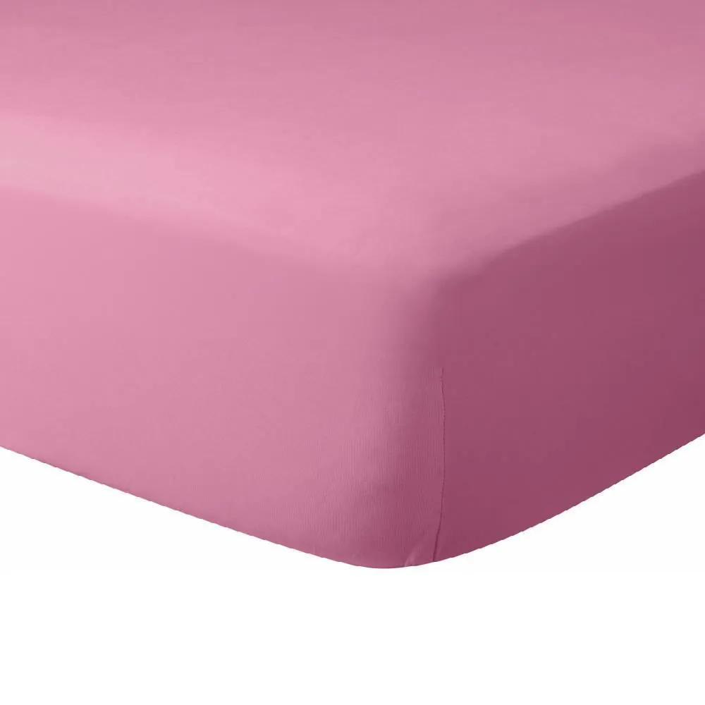 Lençol Casal com Elástico de Malha Paris - Rose