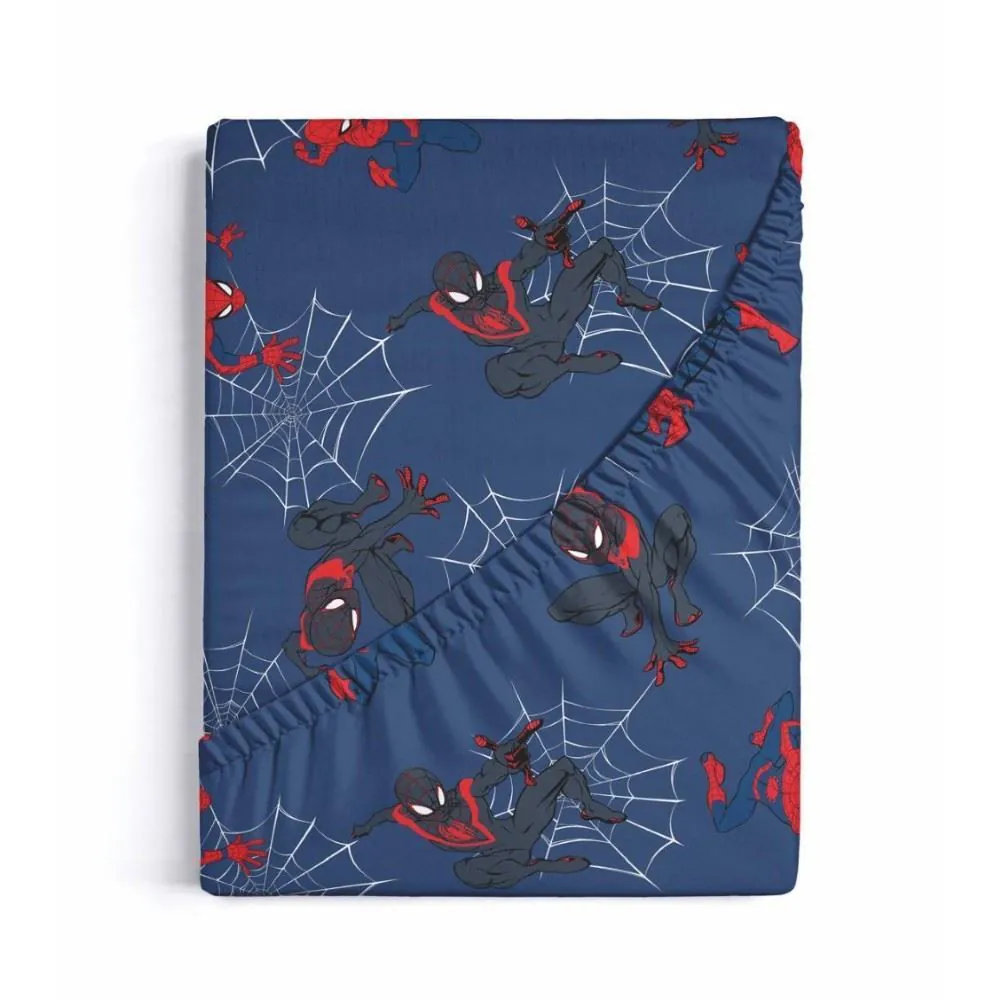 Lençol de Casal Infantil com Elástico Disney by Hedrons - Spider Ultimato Rotativo