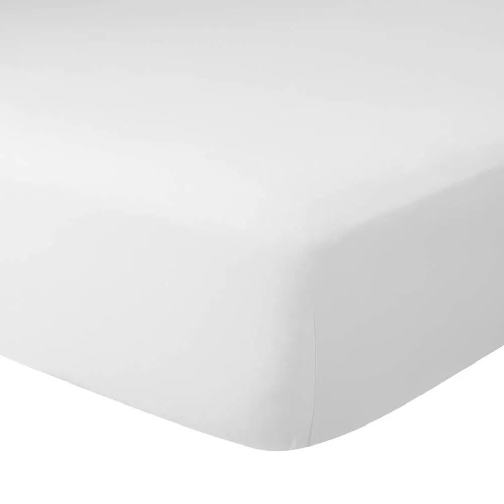 Lençol Queen Percal 100% Algodão Buona Fortuna - Branco