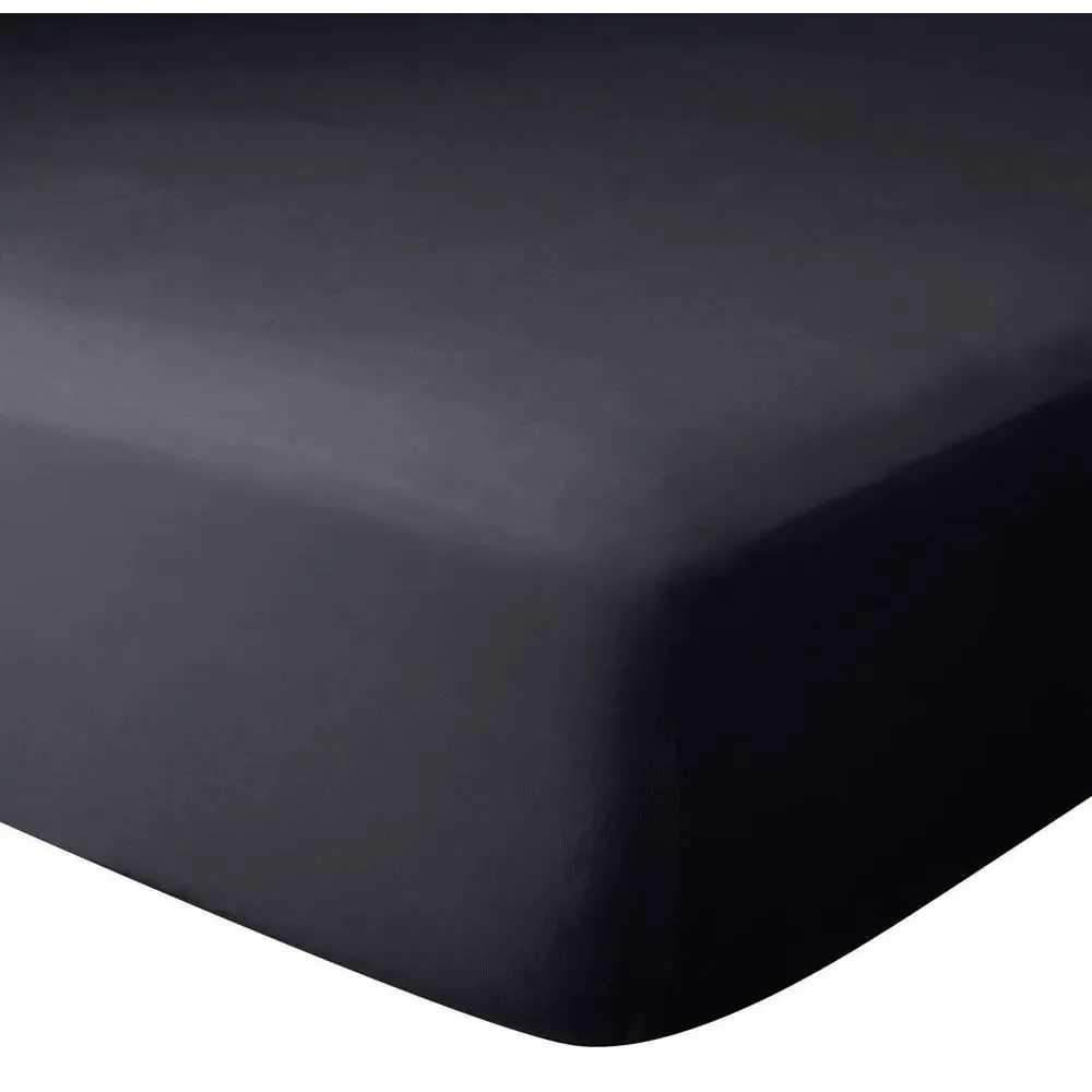 Lençol Avulso Solteiro com Elástico Microfibra 1 Peça - Preto
