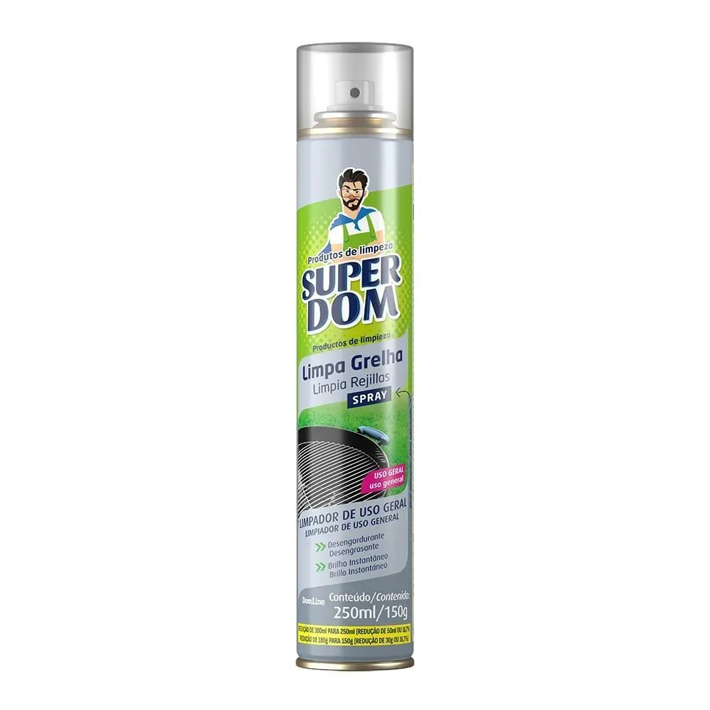 Limpa Grelha Super Dom 250Ml - 0210289