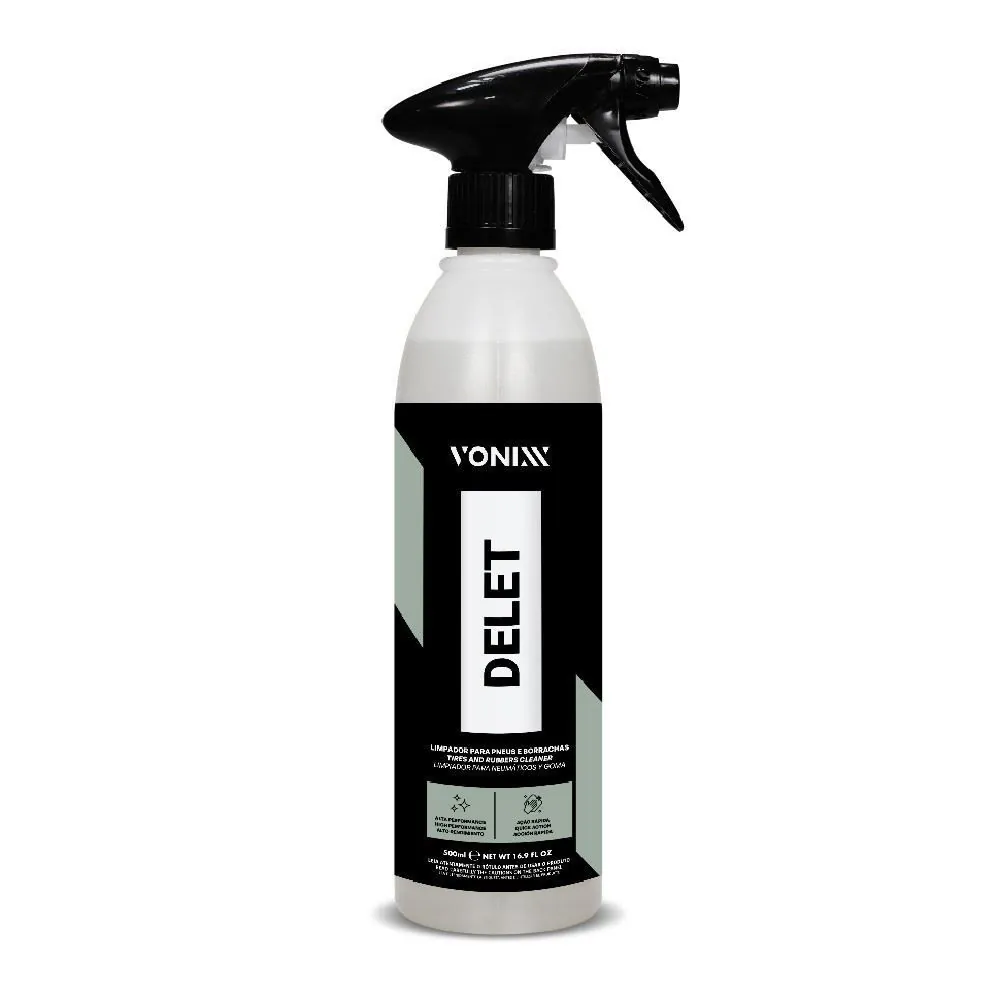 Limpador para Pneu e Borracha Delet 500Ml Vonixx - 2050171