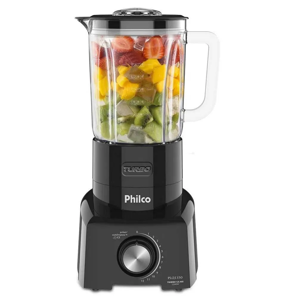 Liquidificador Turbo Glass Philco Copo de Vidro Pro Max