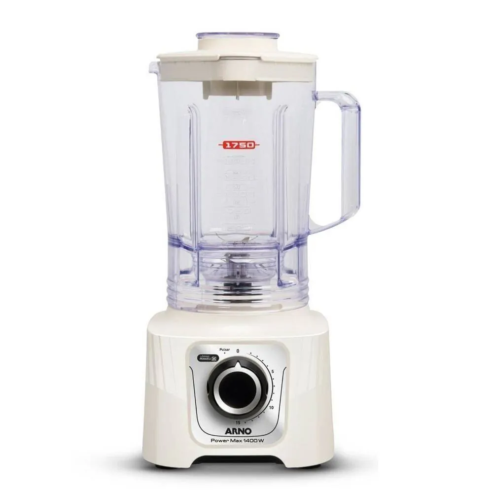 Liquidificador Powermax Arno 1400W Marfim 3,1 Litros LN64