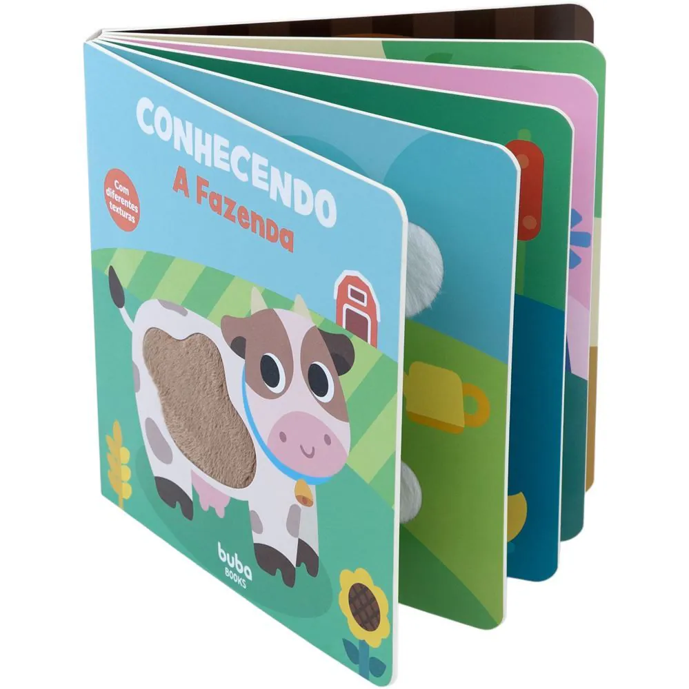 Livrinhos com Texturas Interativos Buba - Conhecendo a Fazenda