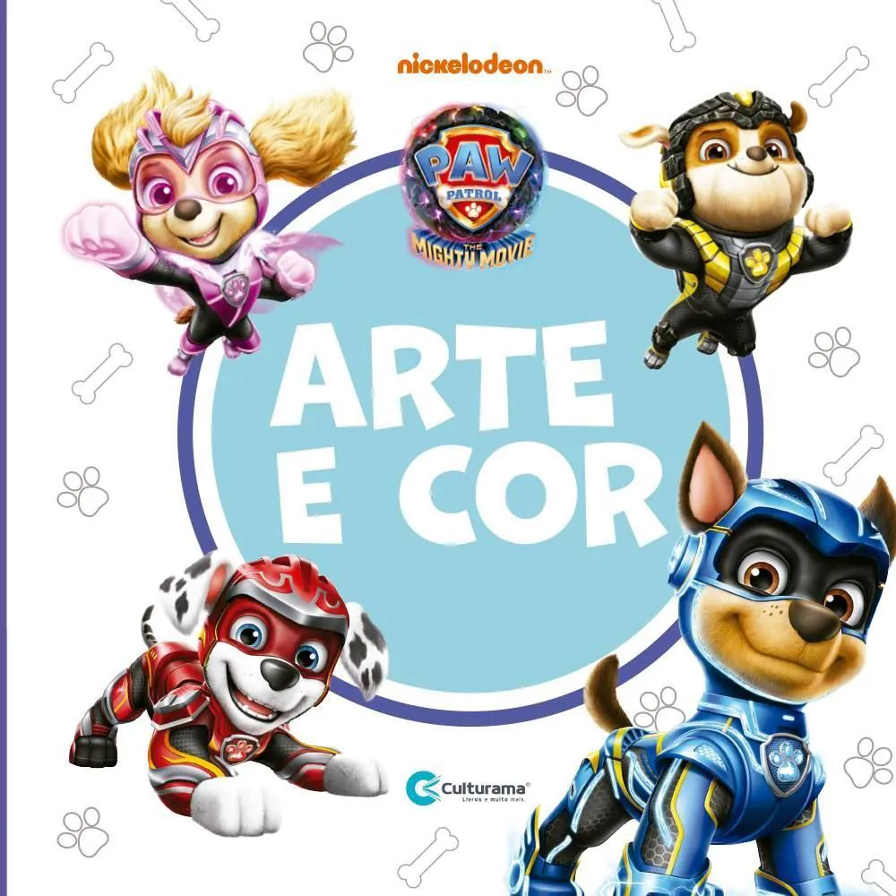 Livro Arte e Cor Patrulha Canina Culturama - 020523001