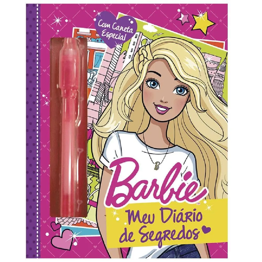 Livro Barbie Meu Diário de Segredos Ciranda Cultural - 9788538071730