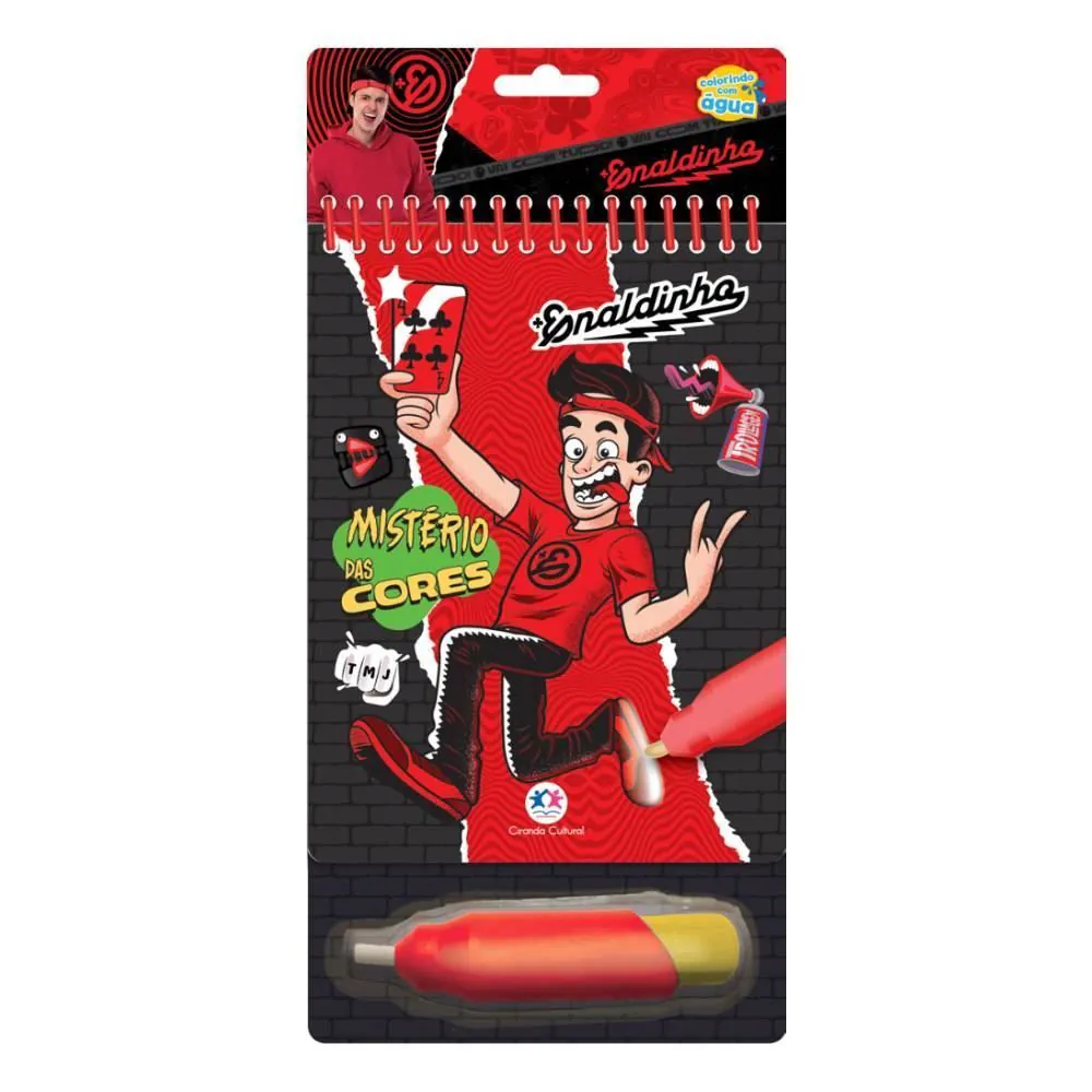 Livro Enaldinho Mistério das Cores Ciranda Cultural - Vermelho