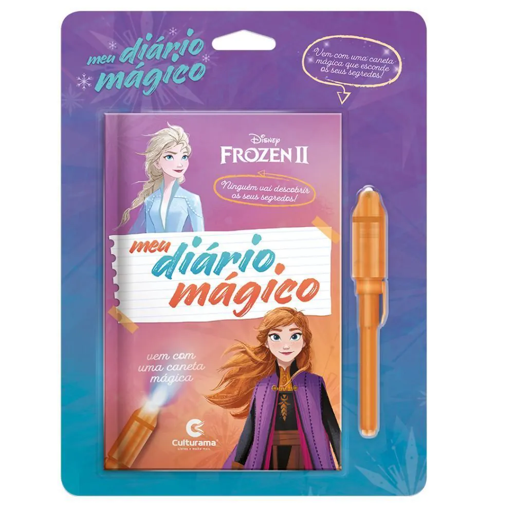 Livro Meu Diário Mágico com Caneta Frozen Culturama