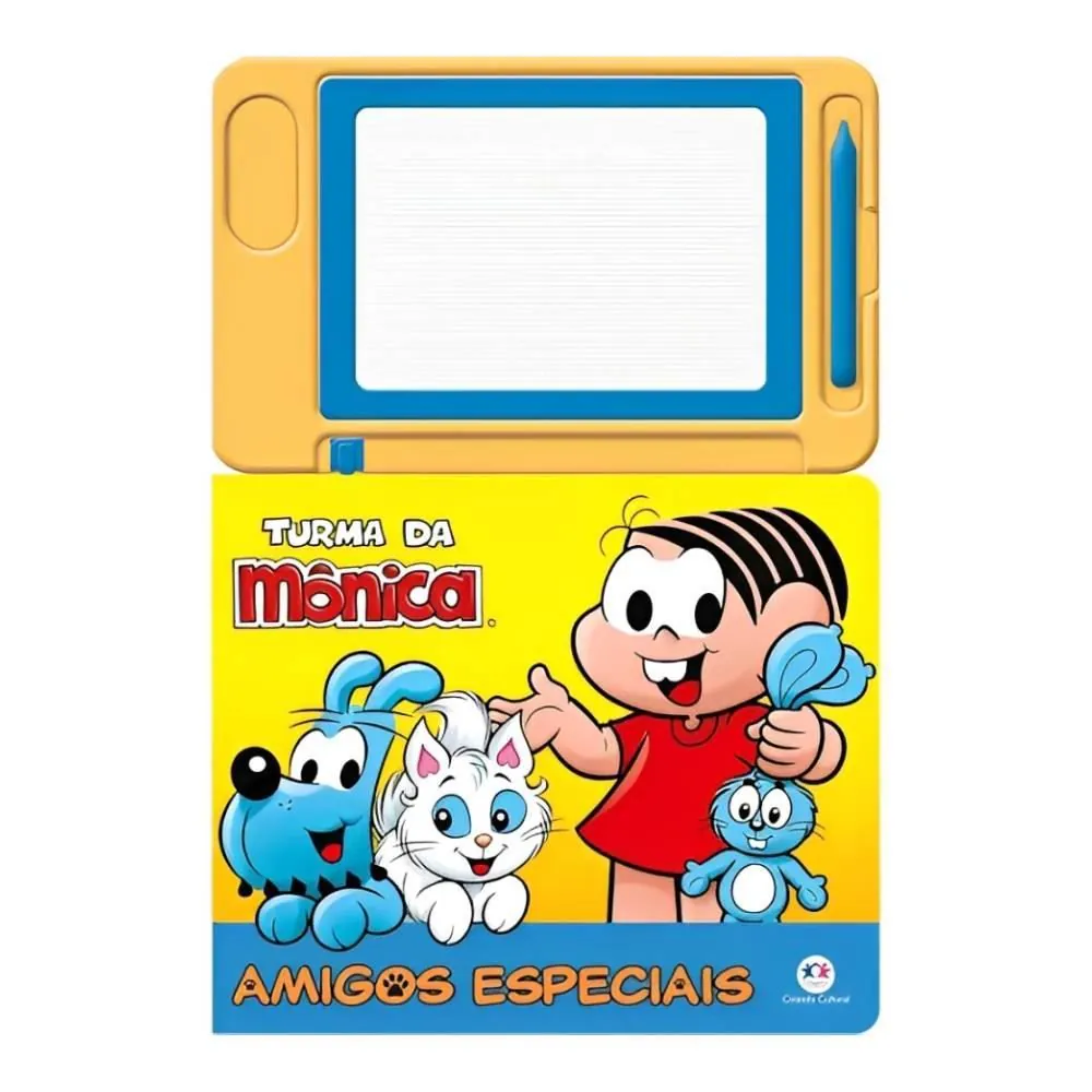 Livro Turma da Mônica Amigos Especiais Ciranda Cultural - Lousa Magnética