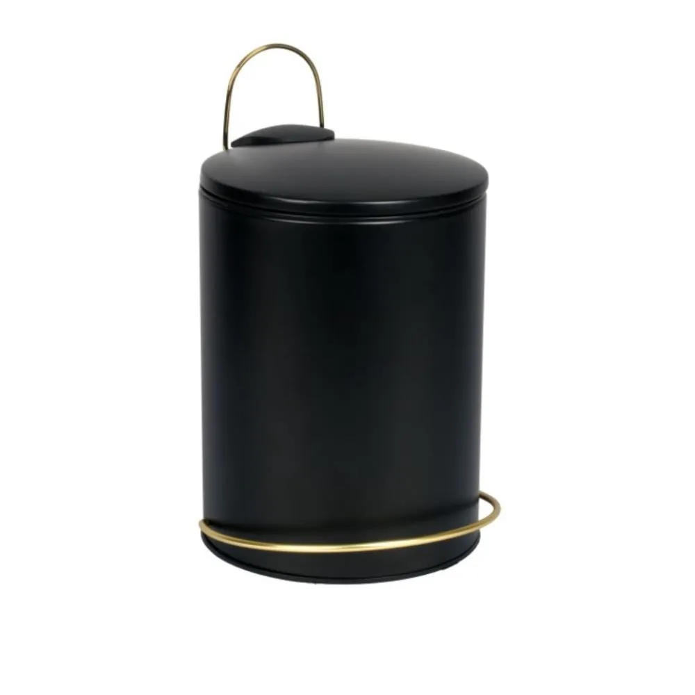 Lixeira com Pedal Montreal 3 Litros - Preto