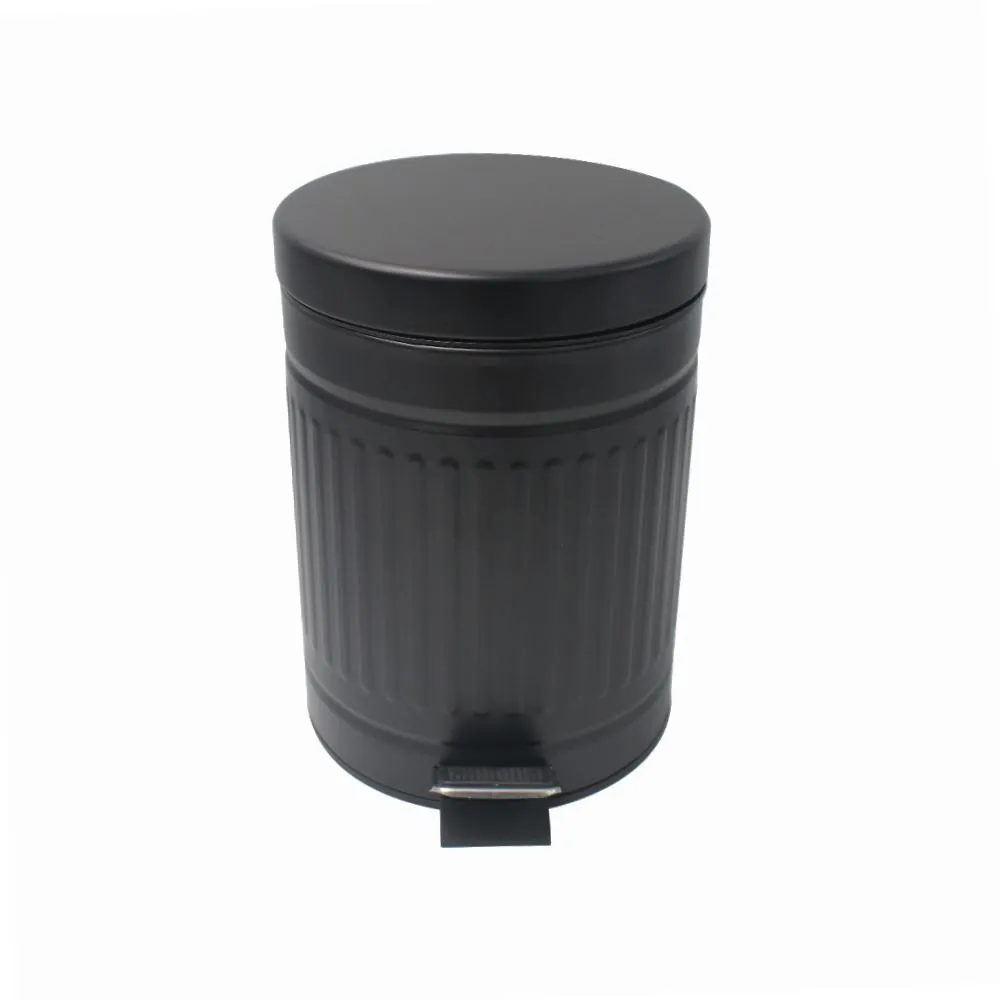 Lixeira com Pedal Roma 5 Litros - Preto