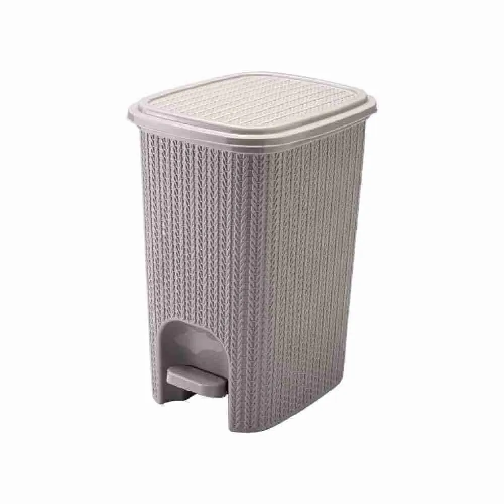 Lixeira com Pedal Trama 12 Litros Plasutil - Fendi