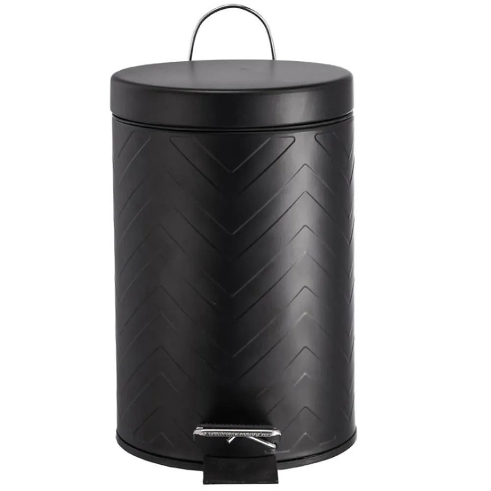 Lixeira Londres com Pedal 5 Litros - Preto