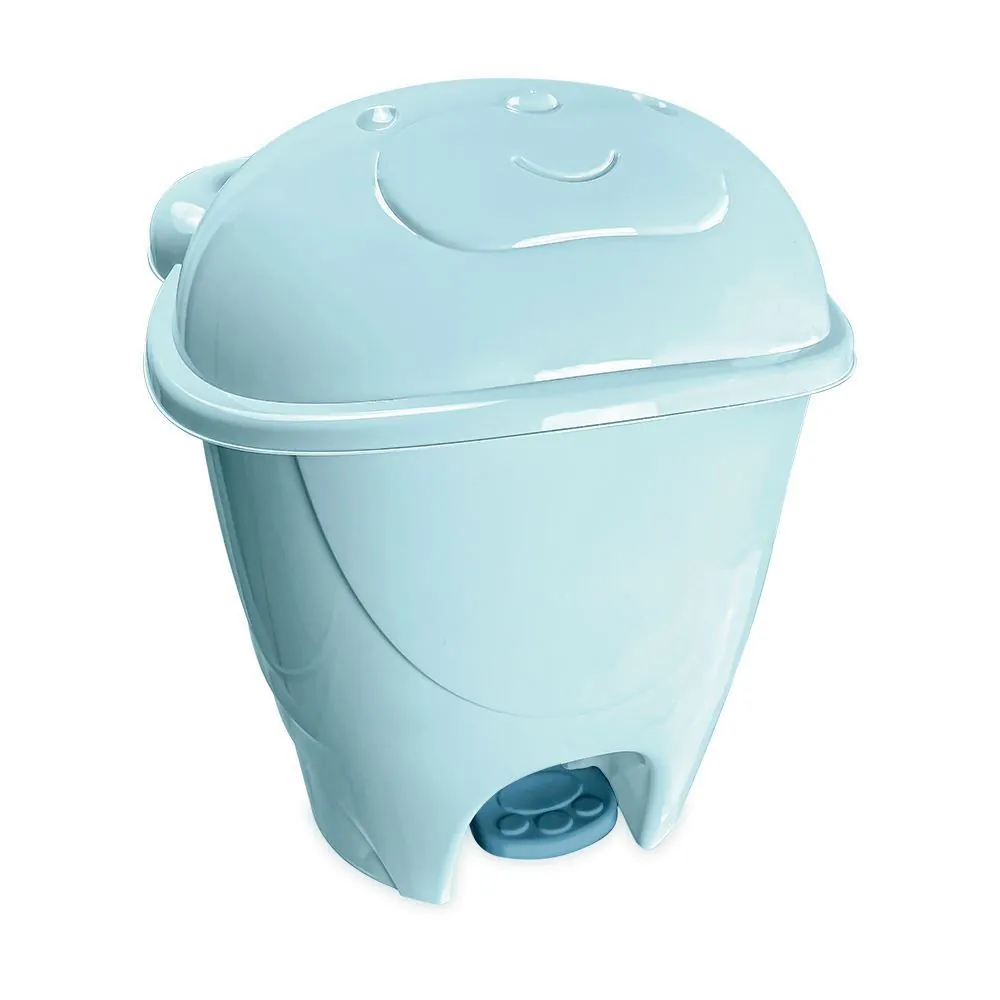Lixeira Infantil com Pedal Fofura 12 Litros - Nevoa