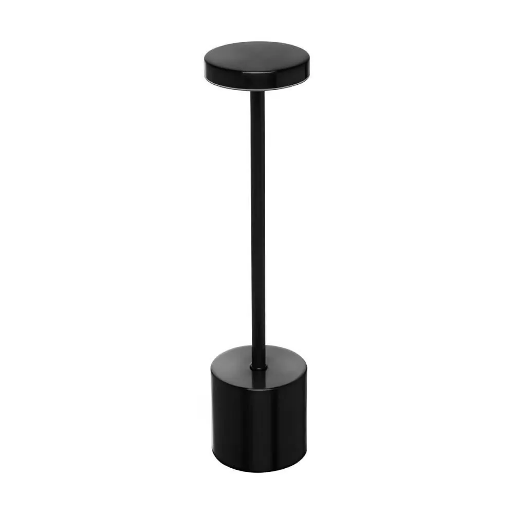 Luminária Abajur de Mesa e Quarto Orbit Taschibra - Preto