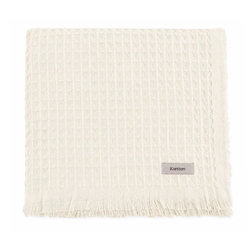 Manta Decorativa Denver 1,50X2,00 m 100% Algodão Karsten - Off White