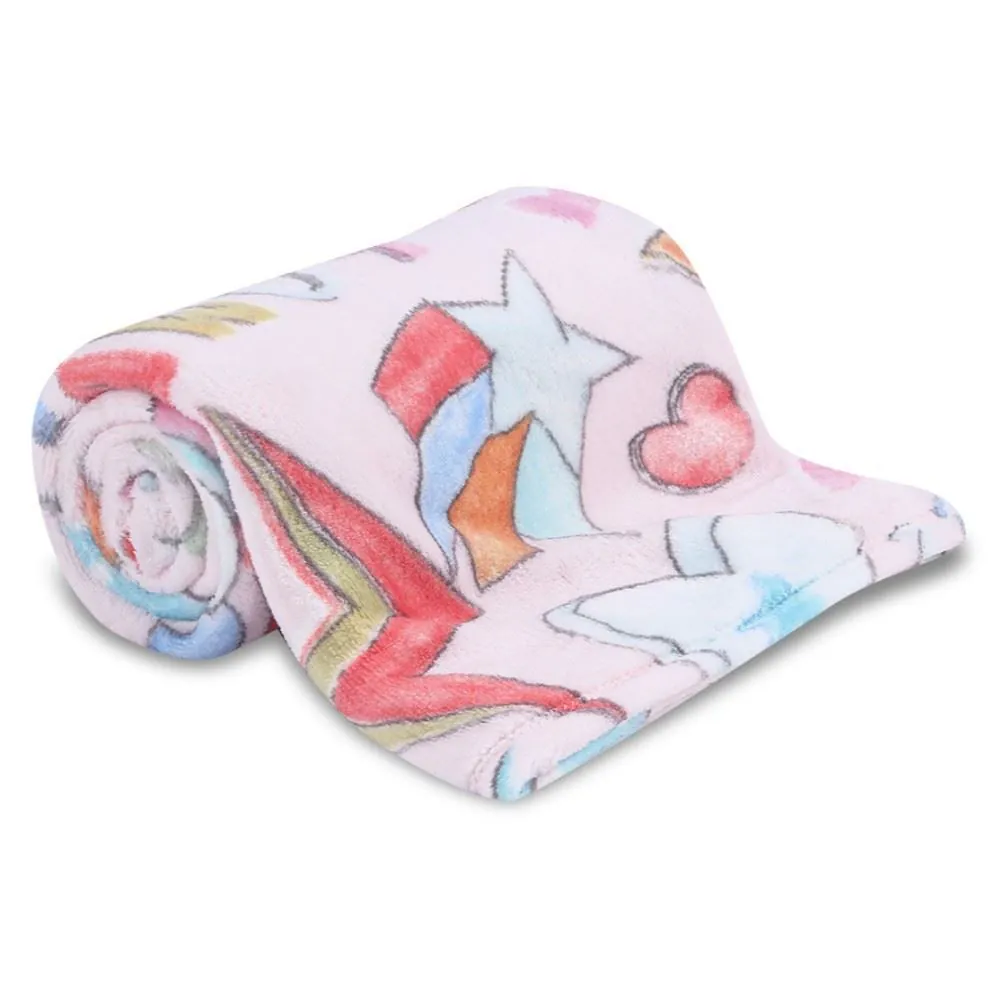 Manta Infantil 100% Poliéster Encantos Kids - Rule Girls
