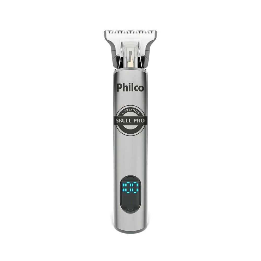 Máquina de Cortar Cabelo Philco Sem Fio com Display Led Pcre1 Bivolt