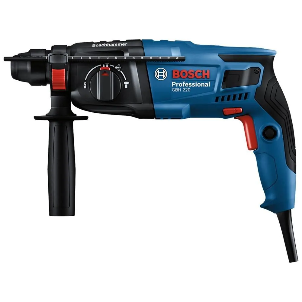 Martelete Perfurador Bosch de Impacto 720W 2,0J Gbh 220