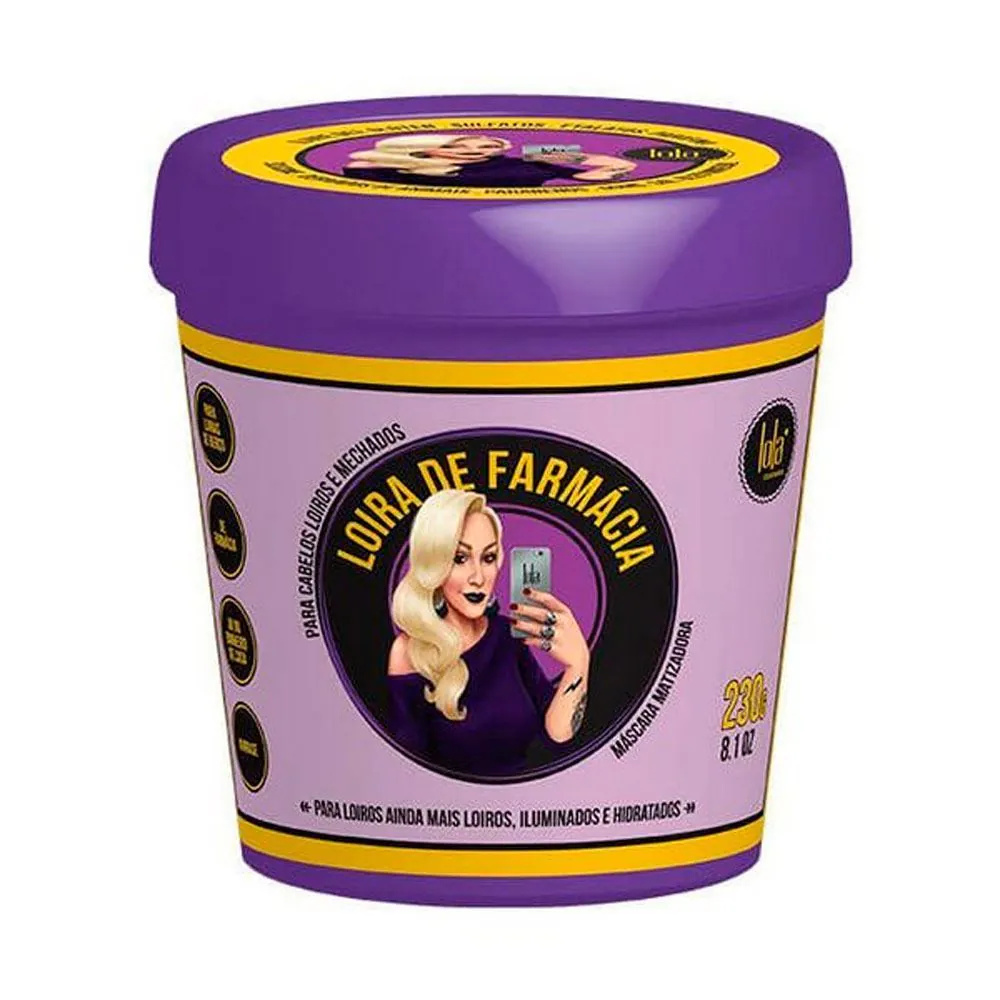 Máscara Capilar Loira de Farmácia 230G Lola - Vegano