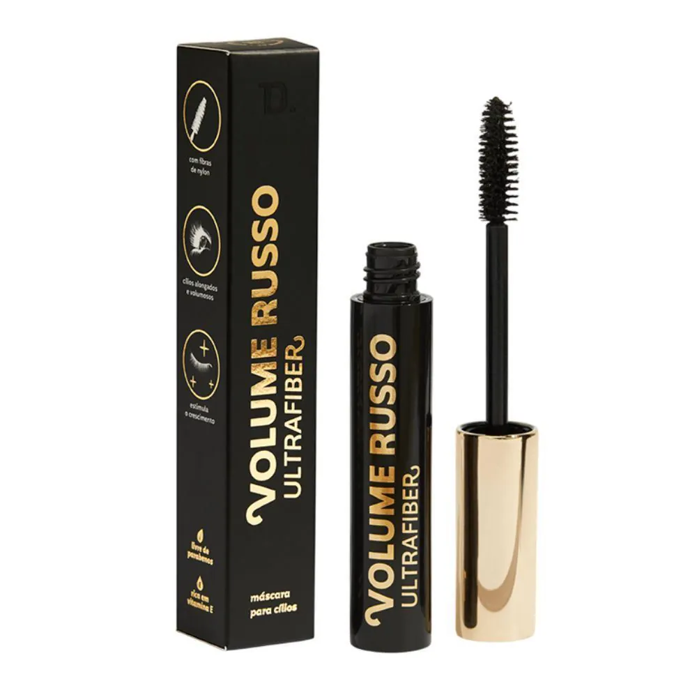 Máscara de Cílios Volume Russo Ultrafiber Dailus - 6g