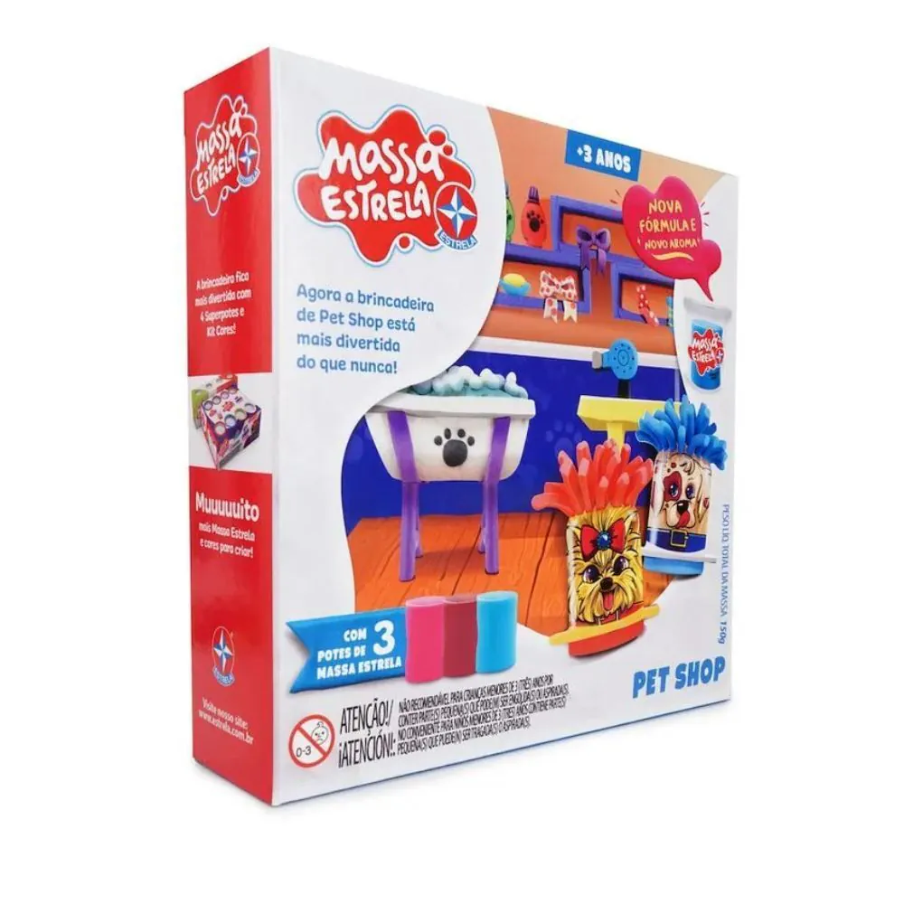 Massa de Modelar Pet Shop Estrela - Diversos