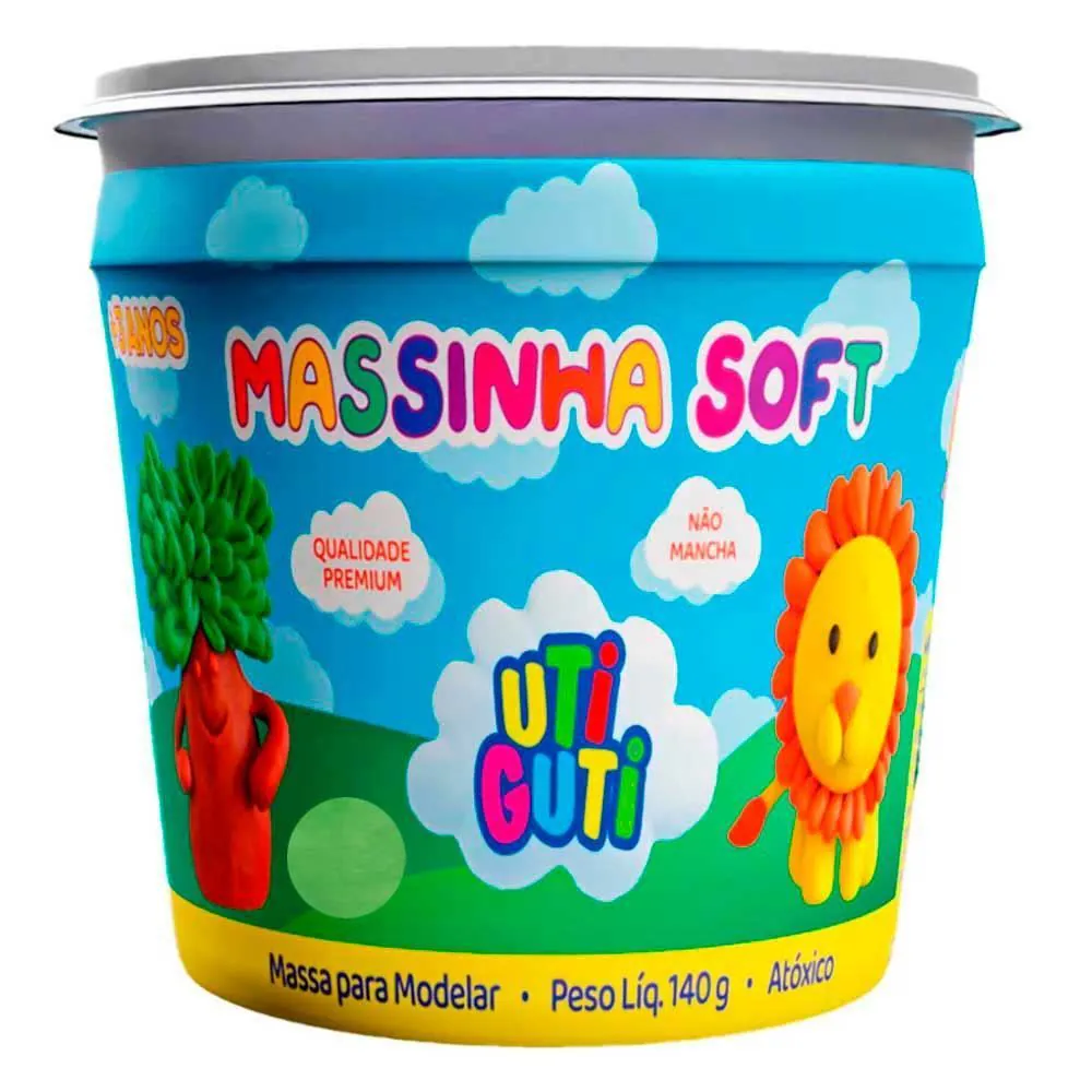 Massa de Modelar Pote 140G Uti Guti Canson - Verde