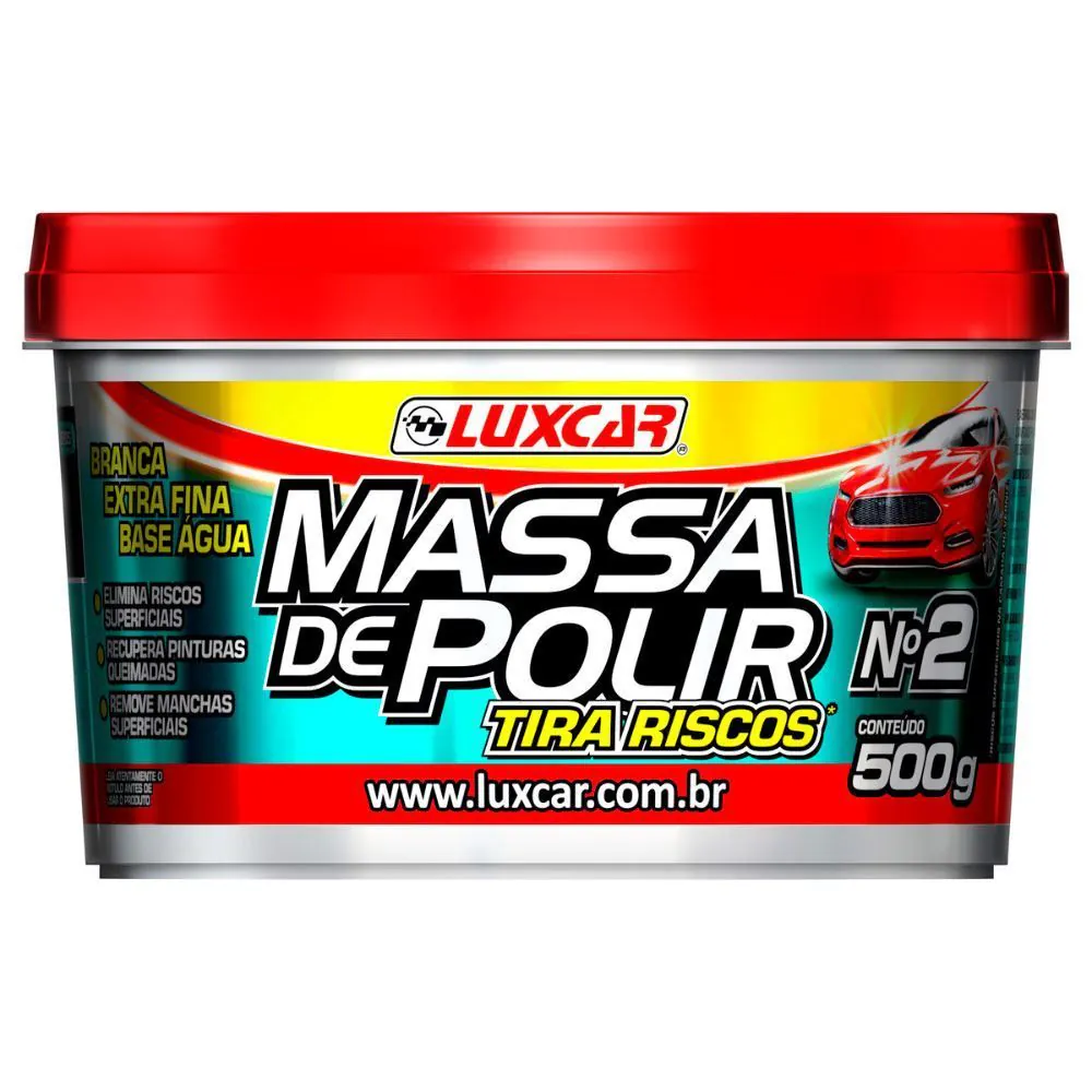 Massa de Polir Tira Riscos Luxcar 500g - 4268