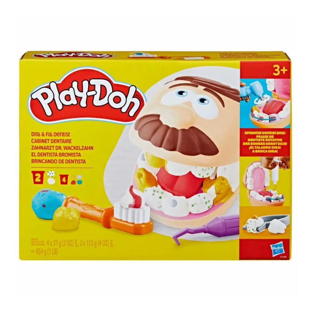 Massinha Play-Doh Conjunto Dentista Hasbro - F1259