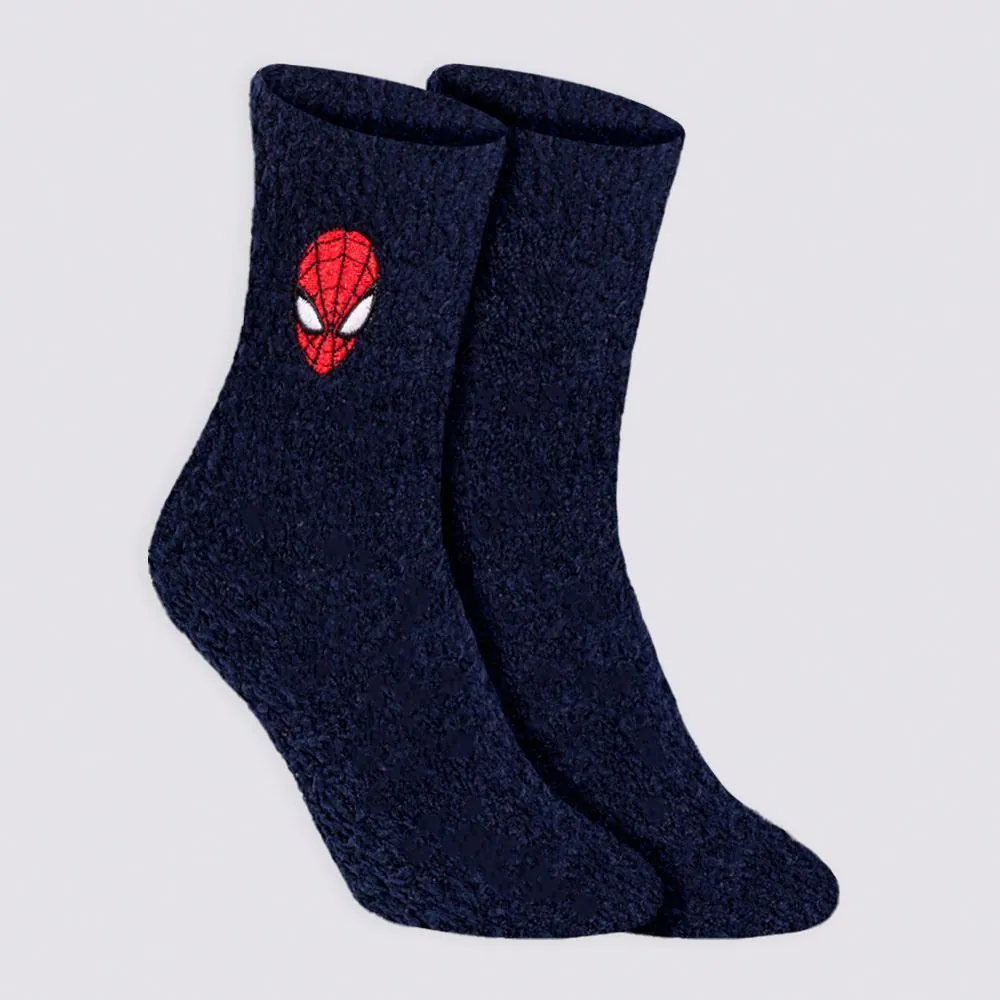 Meia Infantil Cano Longo Homem-Aranha Marvel Marinho