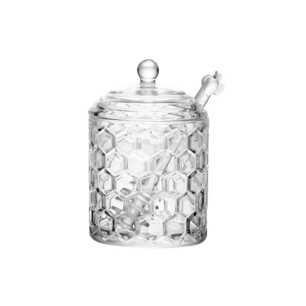 Meleira com Pegador Favo Lyor 270Ml - Transparente