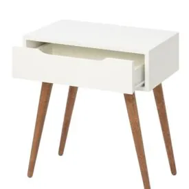 Mesa de Cabeceira Londres 60Cm - Off White