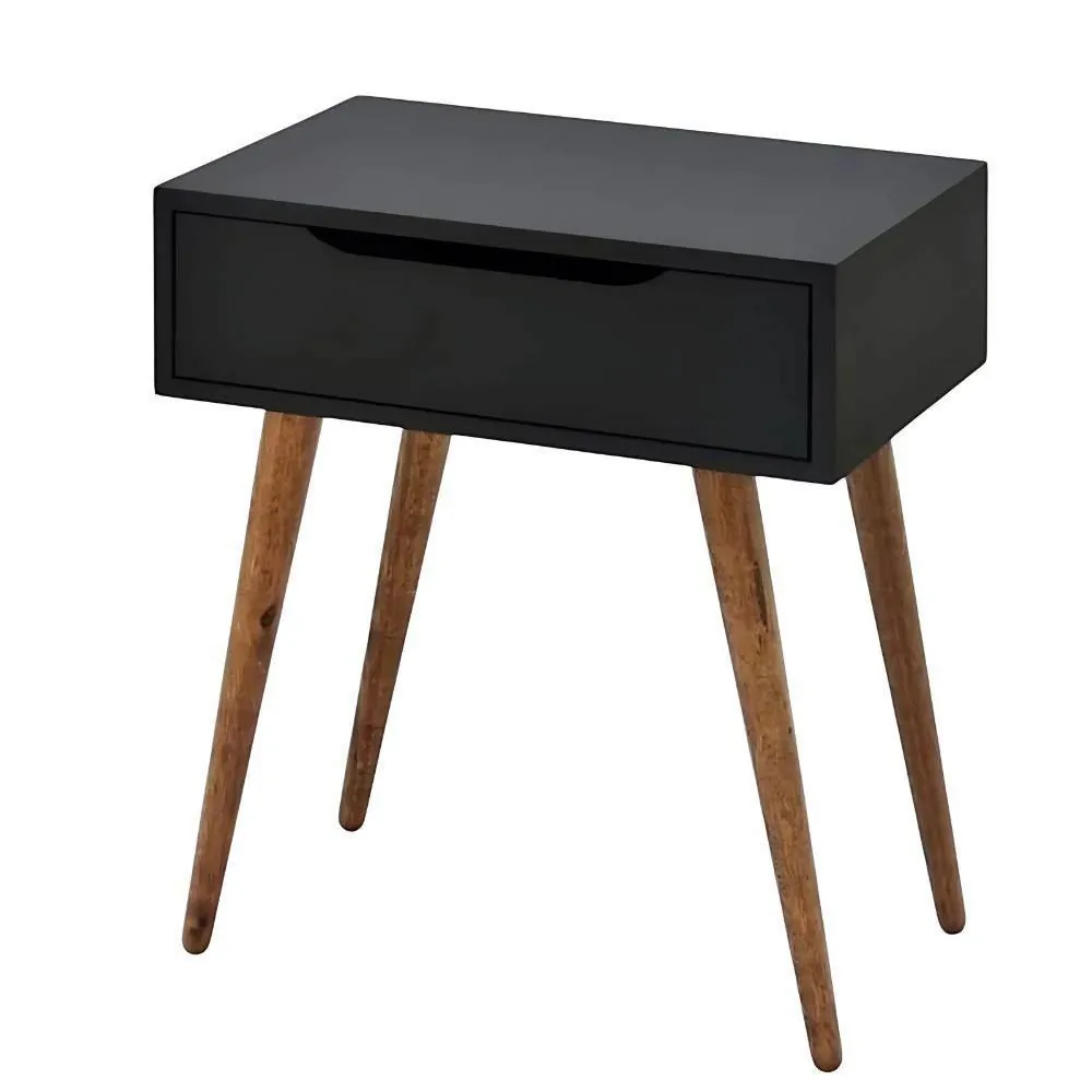 Mesa de Cabeceira Londres 60Cm - Preto
