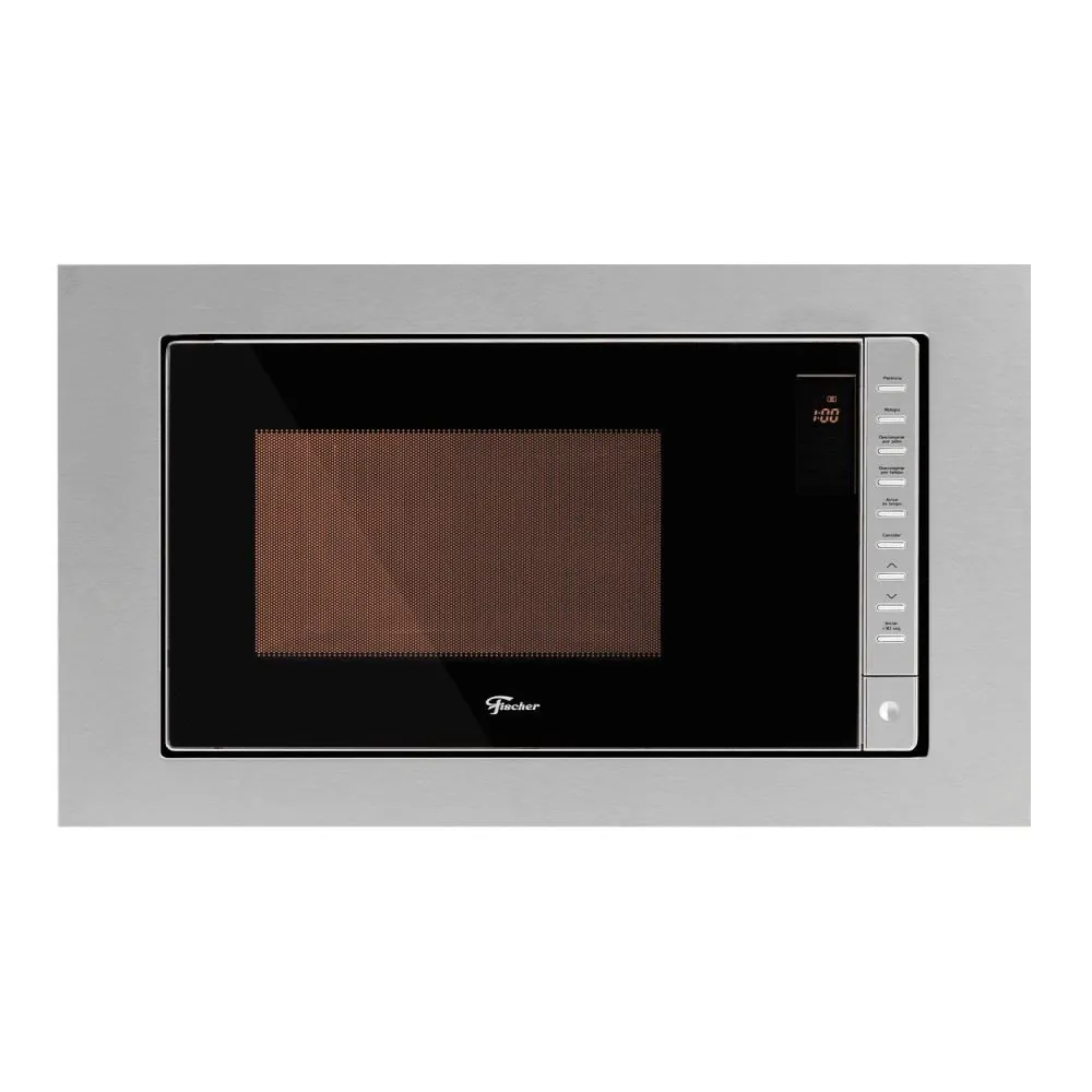 Micro-ondas de Embutir Fischer Fit Line 25 litros Inox