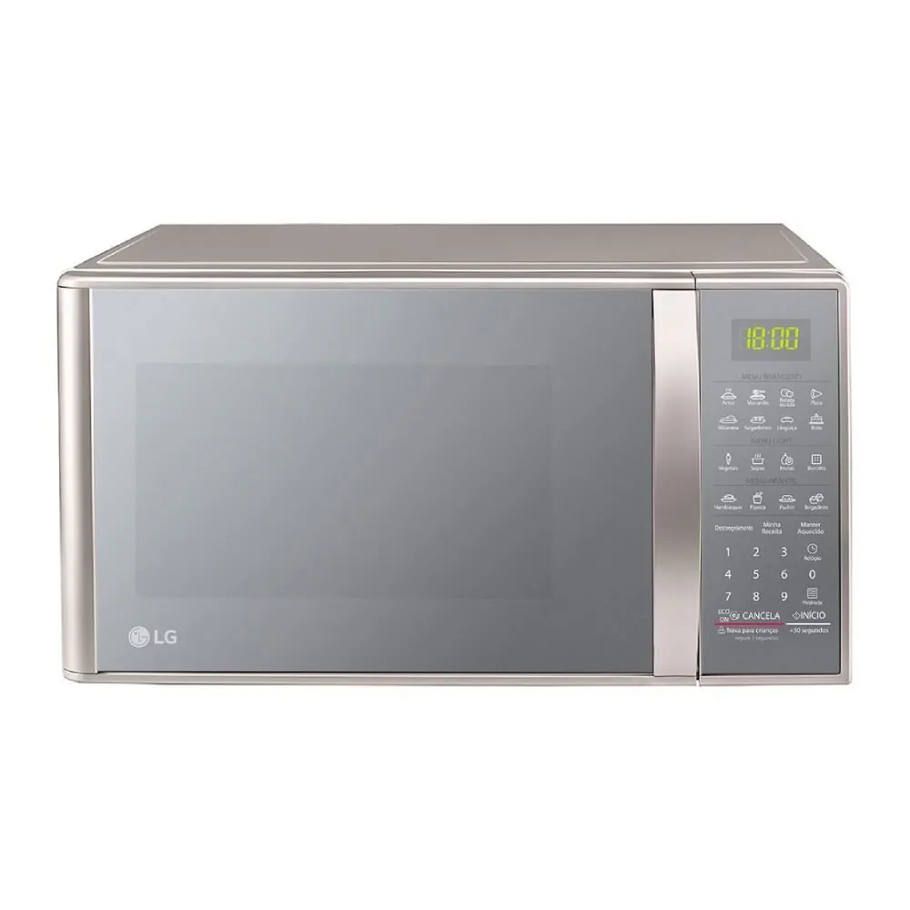 Micro-ondas LG 30 Litros Limpa Fácil MS3043BR