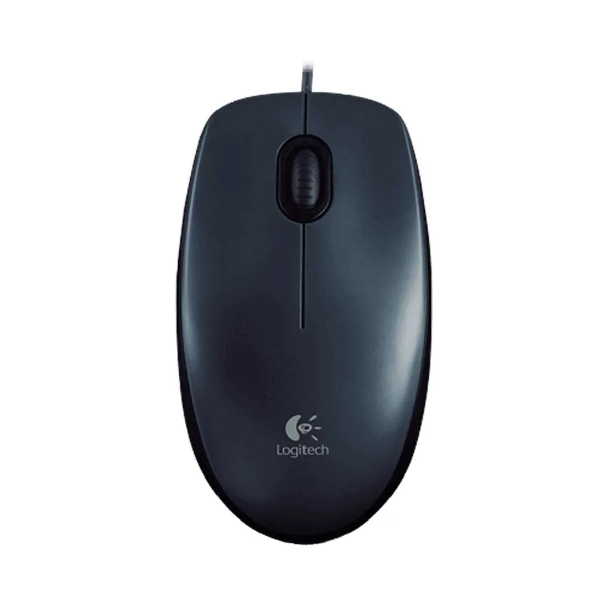 Mouse Óptico M100 com Fio Ambidestro Preto Logitech - Diversos