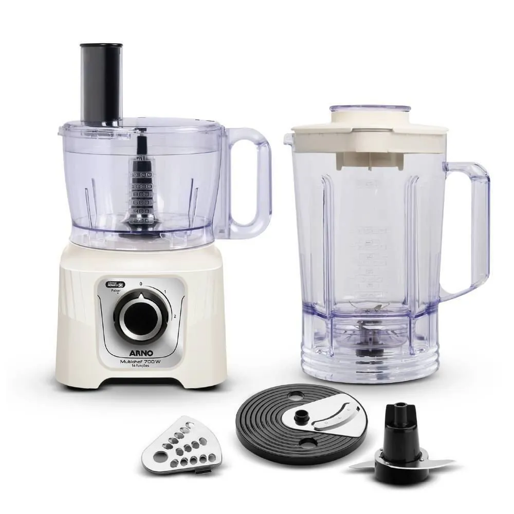 Multiprocessador Arno 700W 16 Funções Marfim MP62