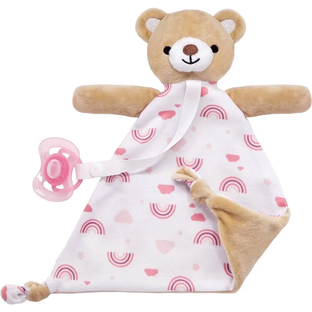 Naninha Animais na Caixinha Buba - Urso Rosa