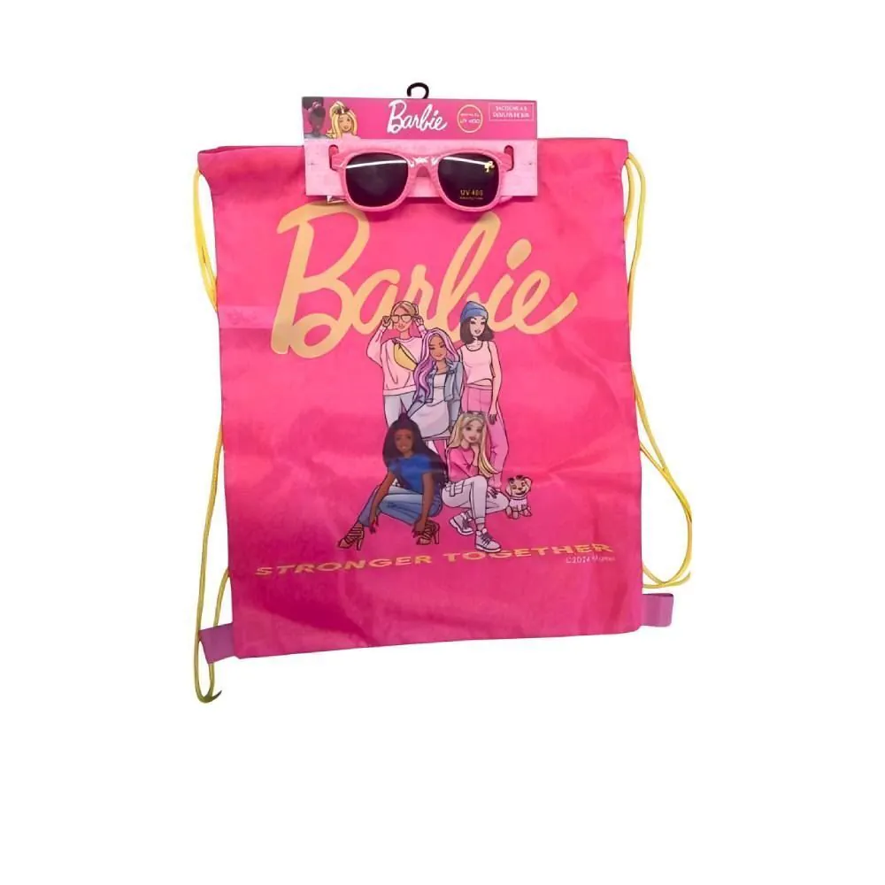 Óculos e Mochila Barbie Toyng - Rosa