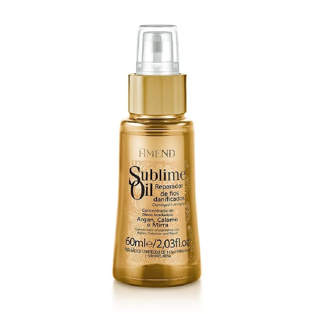 Óleo Reparador Capilar Amend Sublime Oil 60Ml